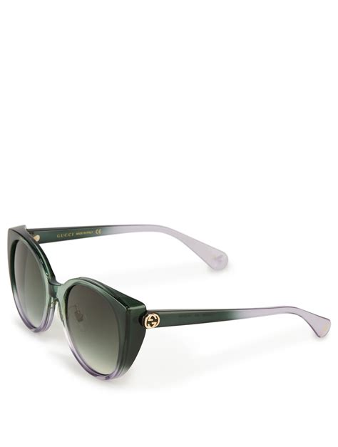 lunettes de soleil oeil de chat gucci|Lunettes de soleil œil.